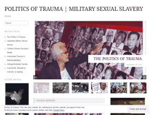 Tablet Screenshot of politicsoftrauma.com